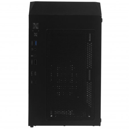 Компьютерный корпус Bloody BD-CC114 черный без БП ATX 8x120мм 1xUSB 2.0 1xUSB 3.0 audio bott PSU