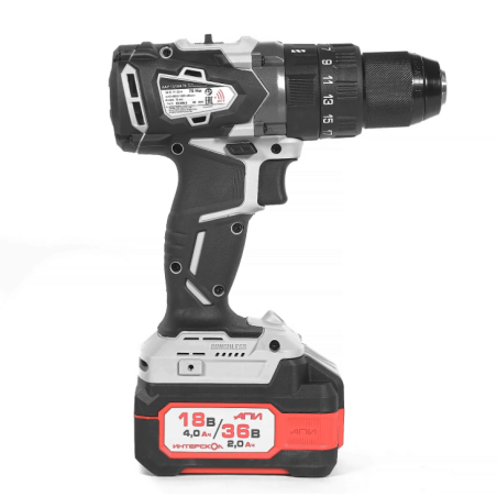 Дрель-шуруповерт аккумуляторная ИНТЕРСКОЛ DAU-13/36V 70