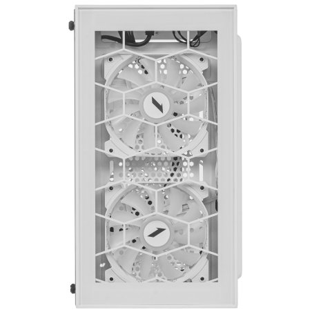 Компьютерный корпус 1STPLAYER FIREBASE X1 белый/mATX/3x120мм LED fans/X1-WH-3F1-W