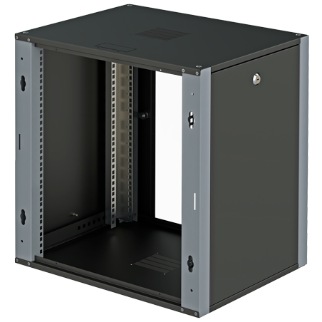 Шкаф коммутационный Sysmatrix (WP 6609.730) настенный 9U 600x600 мм пер. дв. перфор. 2 бок. пан. 60 кг серый 20 кг IP20