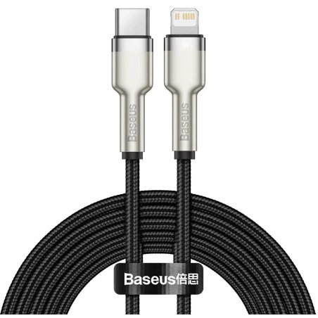 Кабель Baseus Cafule 2m черный (CATLJK-B01)