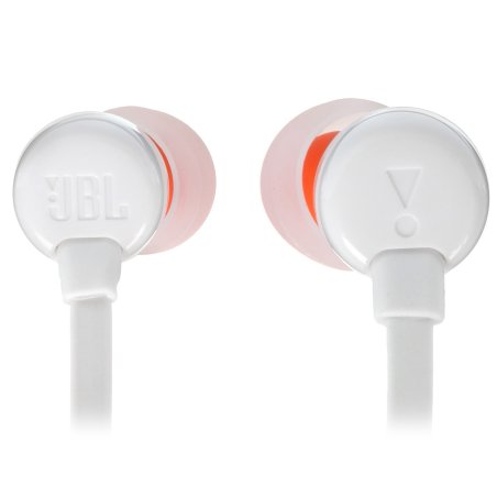 Наушники JBL Tune 110, 3.5 мм, внутриканальные, белый