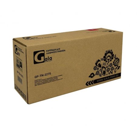 Картридж GalaPrint GP-TN-2275 для Brother HL-2220/2230/2240/2242D/2250/2270DW/2280DW/MFC-7360/7360N/7460DN/7860DW/DCP-7057/7057R/7060D/7060DR/7065DN/7070D/FAX-2840/2845R/2940 2600 копий