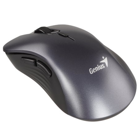 Мышь беспроводная Genius Ergo 8100S серый, 1600 dpi, радиоканал, USB, кнопки - 6