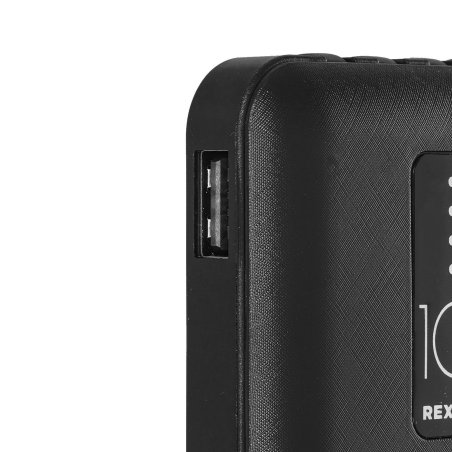 Портативный аккумулятор Rexant Power Bank (аккумуляторная батарея) 10000 mAh, черное