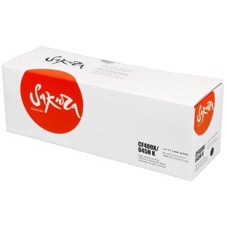 Картридж лазерный Sakura CF400X/045HBK для HP Color LaserJet Pro M252n/M252dn/MFP277dw/277n и Canon i-SENSYS LBP-610C, MF-630C, черный, 2800к.