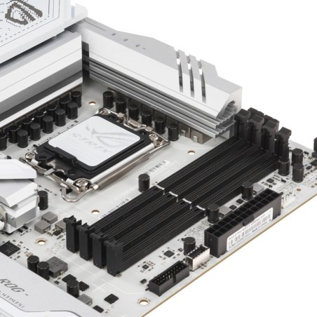 Материнская плата ASUS ROG STRIX B860-A GAMING WIFI, LGA1851, Intel B860, 4xDDR5, 4xSATA, 4xM.2, 2xPCIe 5.0 x16, 1xDP, 1xHDMI, 1x2.5Gb LAN, Wi-Fi, Bluetooth, 4xUSB 2.0, 2xUSB 3.2 Gen 1, 3xUSB 3.2 Gen 2, 1xUSB 4, 2xUSB-C, 3x3.5 мм, 7.1, ATX