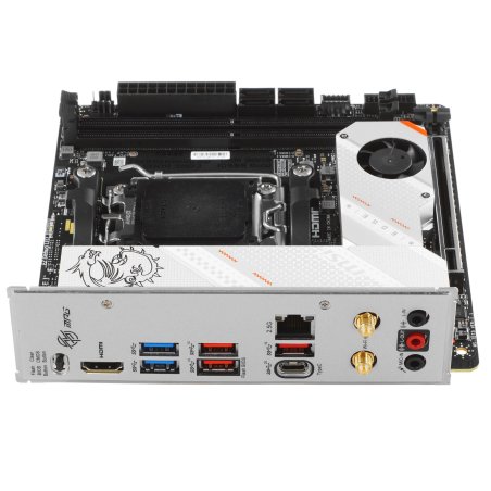 Материнская плата MSI MPG B650I EDGE WIFI, AM5, AMD B650, 2xDDR5, 4xSATA, 2xM.2, 1xPCI-E 4.0 x16, 1xHDMI, 1x 2.5Gb LAN, 3xUSB-A 3.2 Gen 2, 2xUSB-A 3.2 Gen 1, 1xUSB-C 3.2 Gen 2x2, 3x3.5 мм, 7.1, Mini-ITX