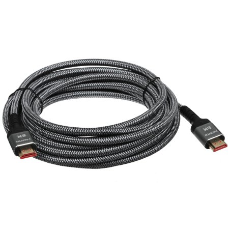 Кабель HDMI 19M/M,ver. 2.1 8KX60Hz (Econom) оплетка 5m iOpen <ACG859A-5.0>