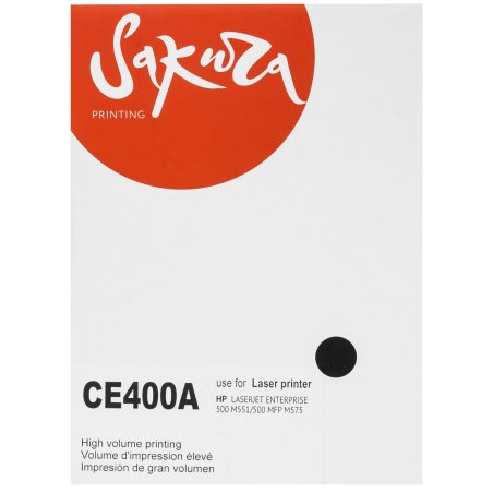Картридж Sakura CE400A для HP Enterprise 500 Color M551/570/575, черный, 5 500 к.