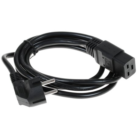 Кабель питания для UPC Gembird/Cablexpert, 1.8м, Schuko-С19, 16А, черный, с заземлением(PC-186-C19)