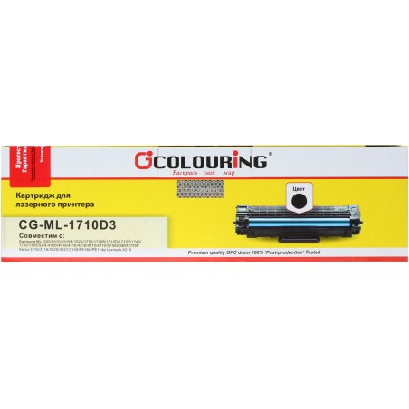 Картридж лазерный Colouring CG-ML-1710D3 черный (3000 стр) для Samsung ML-1500/1510/1510B/1520/1710/1710B/1710D/1710P/1740/1750/1755/SCX-4100/4016/4116/4216/4110/4210/SF560/565P/755P/Xerox 3115/3116/3120/3121/3130/PE16e/PE114e/Lexmark X215