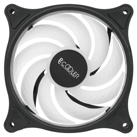 Вентилятор для корпуса PcCooler F3 T120 ARGb 120х120x25 черный 4-pin 21.6дБ (F3-T120BKAM1-GL) Ret