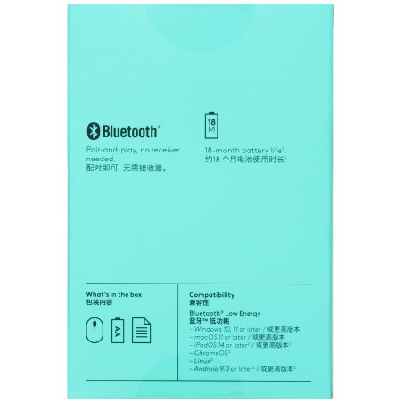 Мышь беспроводная Logitech M240 SILENT графитовый, 4000 dpi, Bluetooth, кнопки - 3