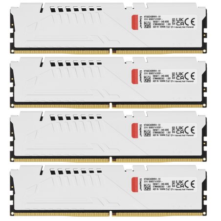 Оперативная память Kingston FURY Beast White EXPO, DDR5, 32Gb (1x32 GB), 6000 MHz, CL30, радиатор, белый