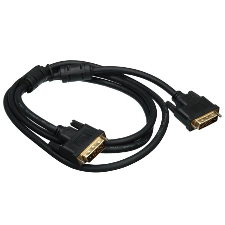 Кабель DVI-D--DVI-D Dual link 25M/25M, экран, феррит.кольца, 1.8м Telecom TCG441D-1.8M