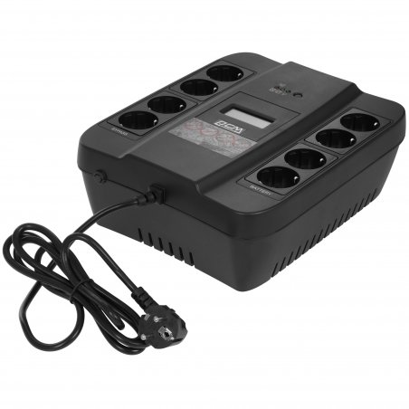 Источник бесперебойного питания Powercom Spider SPD-550U LCD 330Вт 550ВА черный