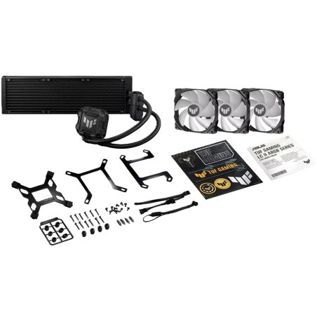 Жидкостная система охлаждения ASUS ROG STRIX LC II 360 ARGb 90RC00F1-M0UAY4 черный 120мм алюминий+медь 37,6db 4-pin