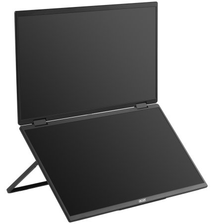 Монитор 15.6" Acer PM161QJbmiuux IPS 1920x1080, 60 Гц, 6 мс, 16:9, 250 кд/м², mini-HDMI, 2xUSB-C, 3.5 Jack, динамики (2x1 Вт), HDR10, FreeSync, черный