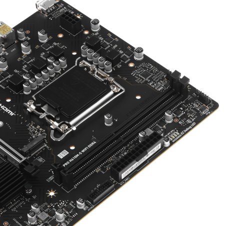 Материнская плата MSI PRO H610M-S DDR4, LGA 1700, Intel H610, 2xDDR4, 2xSATA, 1xM.2, 1xPCIe 4.0 x16, 1xPCIe 3.0 x1, 1xHDMI, 1x1Gb LAN, 4xUSB 2.0, 2xUSB 3.2 Gen 1, 3x3.5 мм, 7.1, Micro-ATX