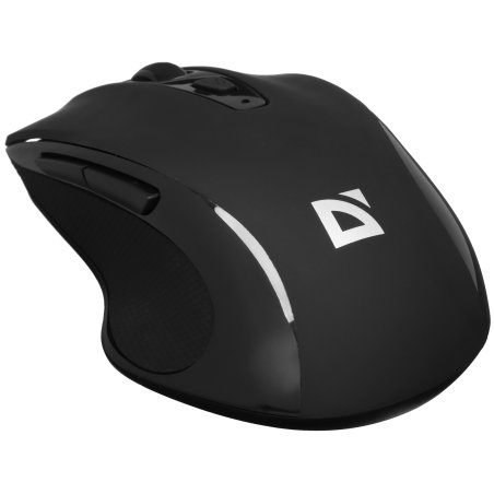 Мышь беспроводная Defender Prime MB-053 черный, 1600 dpi, радиоканал, USB, кнопки - 6