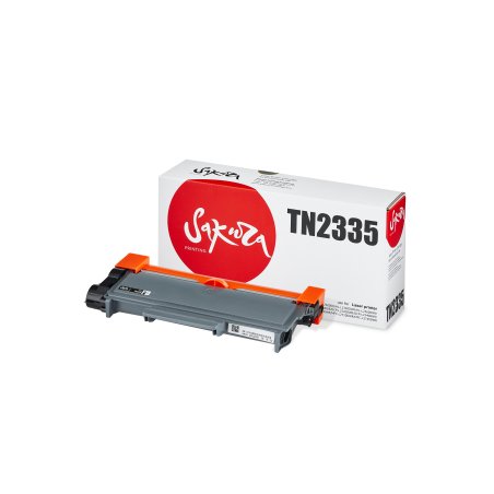 Картридж лазерный Sakura TN2335 для Brother HL-L2300DR, HL-L2340DWR, HL-L2360DNR, HL-L2365DWR, DCP-L2500DR, DCP-L2520DWR, DCP-L2540DNR, DCP-L2560DWR, MFC-L2700DWR, MFC-L2720DWR, MFC-L2740DWR, черный, 1200 к