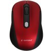 Мышь беспроводная Gembird MUSW-420-1 красный, 1600 dpi, радиоканал, USB, кнопки - 4