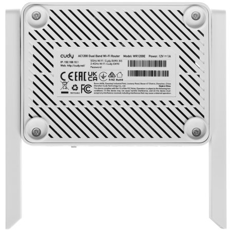 Роутер беспроводной Cudy WR1200E AC1200 10/100BASE-TX