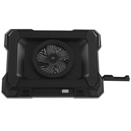 Подставка для ноутбука Digma D-NCP190-1x100RGb 19" 428x316x58мм 52дБ 2xUSB 1x 140ммFAN 1280г Fan-control металл/пластик черный