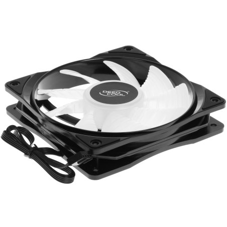 Вентилятор для корпуса DEEPCOOL RF120 FS черный, 120 мм, 1500 об/мин, 27 дБ, 4 pin