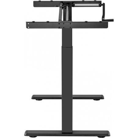 Подстолье Cactus CS-MDF-BK черный каркас черный 70x118x133 см