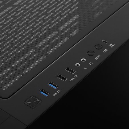 Компьютерный корпус ZALMAN MidTower P60 black (ATX, без БП, 2xUSB 3.0+USB Type C, 5x120мм ARGb) (Zalman P60 Black)