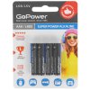 Батарейка GoPower LR03 AAA Shrink 2 Alkaline 1.5V (2/40/800) коробка (40 шт.)