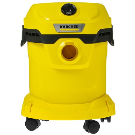 Строительный пылесос Karcher WD 2 V-15/4/18 желтый, 180/1000 Вт, уборка сухая/влажная, пылесборник мешок/контейнер, 15 л