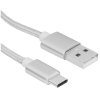 Кабель USB-Type-C Rexant 2A/nylon/silver/1m