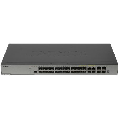 Коммутатор D-Link DGS-3000-28SC управляемый 19U 24x10/100/1000BASE-T 4x10/100/1000BASE-T/Mini GbIC (SFP)