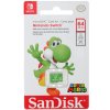 Флеш карта microSD 64GB SanDisk microSDXC Class 10 UHS-I A1 C10 V30 U3 for Nintendo Switch 100MB/s