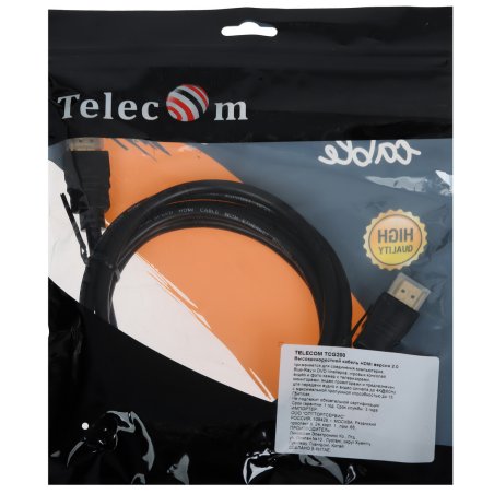 Кабель Telecom HDMI 19M/M ver 2.0,2m <TCG200-2M>