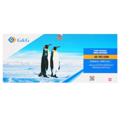 Картридж лазерный G&G GG-TK5140M пурпурный (5000стр.) для Kyocera Ecosys M6030cdn/M6530cdn/P6130cdn