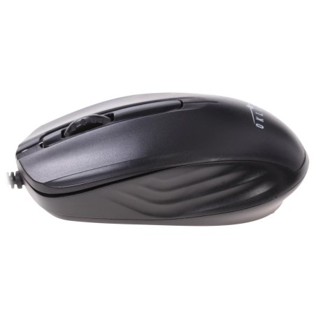 Мышь проводная Oklick 115S черный/красный, 1200 dpi, USB, кнопки - 3
