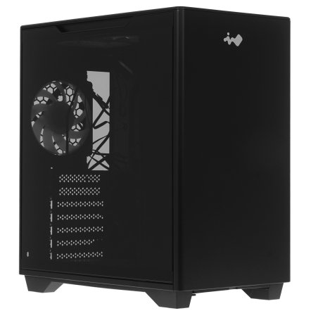 Компьютерный корпус InWin POWERMAN ES726BK USB 3.0 (Mini Tower, mATX, 450W PM-450ATX, USBx2, USB 3.0x2 + Audio, черный) <6120259>
