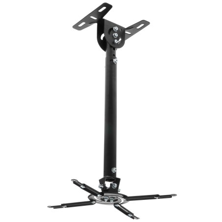 Wize WPC-B черный Потолочные, Макс. крепежное расстояние 260х260, макс. вес нагрузки 12 кг, Наклон,поворот °+/-15, расстояние от стены/ потолка 61-96 см