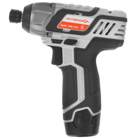 Ударный аккум. шуруповерт ИНТЕРСКОЛ ШАУ-100/12Э АПИ-Т [808.2.2.70] Li-ion, кейс, 2 аккум., 2,0 А·ч, ЗУ