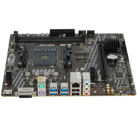 Материнская плата MSI A520M-A PRO, AM4, AMD A520, 2xDDR4, 4xSATA, 1xM.2, 1xPCIe 3.0 x16, 1xDVI-D, 1xHDMI, 1x 1Gb LAN, 2xUSB 2.0, 4xUSB 3.2 Gen 1, 3x3.5 мм, 7.1, mATX