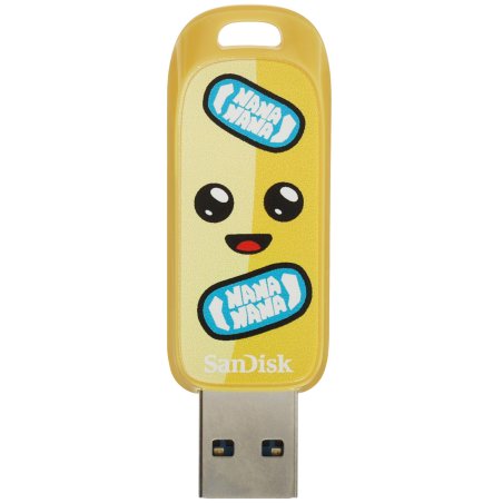 Флешка USB SanDisk Fortnite, Peely Edition 64Gb SDCZIF-064G-G46, USB3.2, желтая