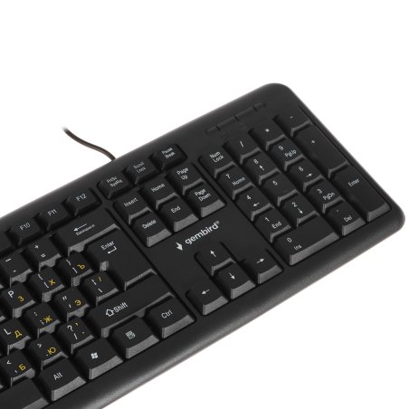 Клавиатура проводная Gembird KB-8320UXL-BL, USB, черный