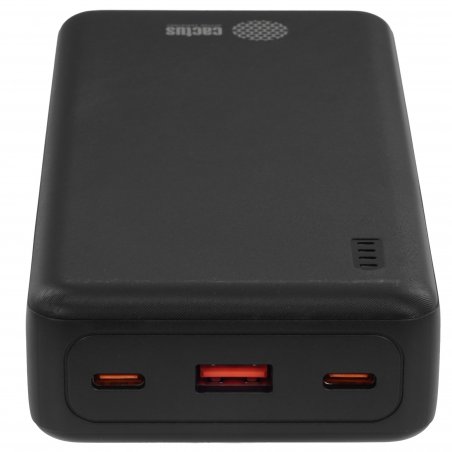 Портативный аккумулятор Cactus CS-PBFSDA-20000 20000mAh 4.5A USB-A/2xUSB-C черный