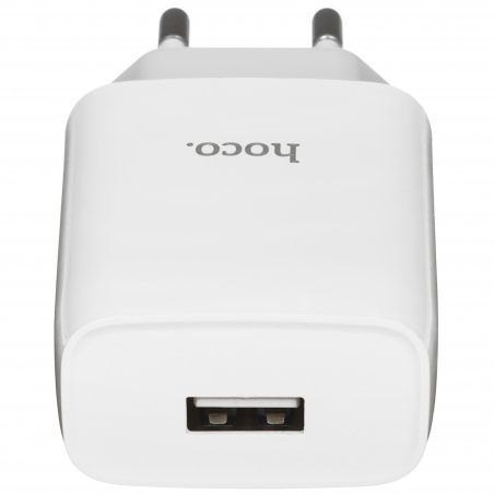 Сетевое зарядное устройство 1 USB/HOCO HC-12899 C72A/Выход: 10.5W/белый