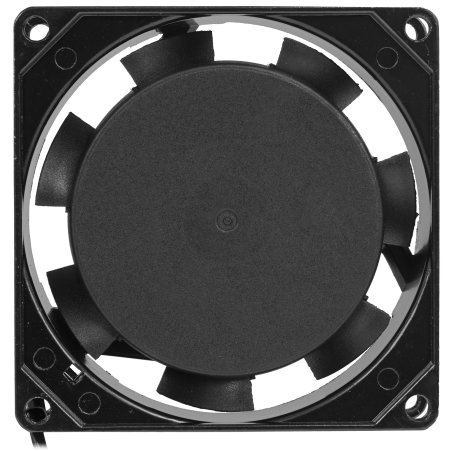 Вентилятор для корпуса Rexant RX 8025HS 220VAC черный, 80 мм, 2450 об/мин, 29 дБ, 2 pin