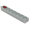 Сетевой фильтр Perfeo "POWER+",PF_A4675 (5,0м, 6 розеток, серый (PF-PP-6/5,0-G))